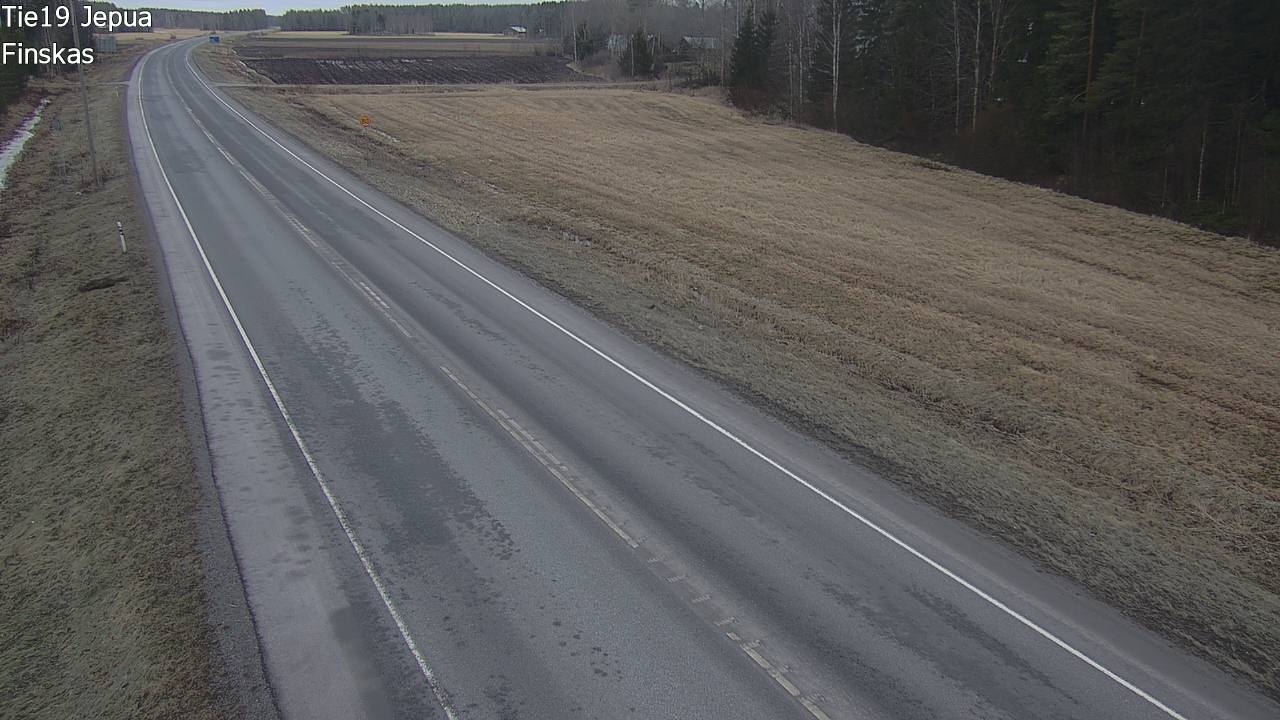 Weather Camera Image Road 19 Jepua, Uusikaarlepyy, Pohjanmaa