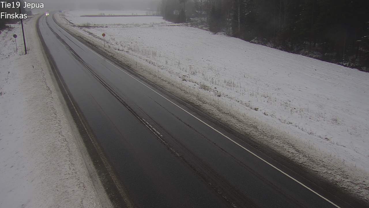 Weather Camera Image Väg 19 Jeppo, Uusikaarlepyy, Pohjanmaa