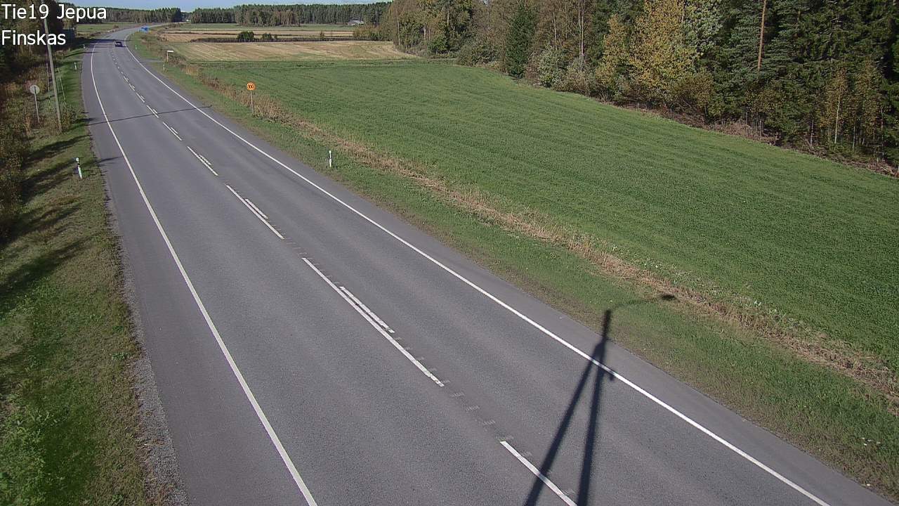 Weather Camera Image Road 19 Jepua, Uusikaarlepyy, Pohjanmaa