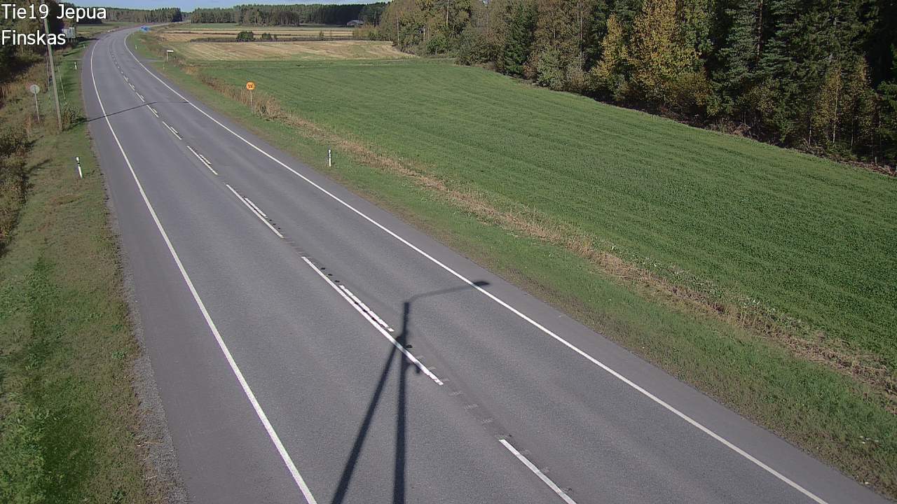 Weather Camera Image Road 19 Jepua, Uusikaarlepyy, Pohjanmaa