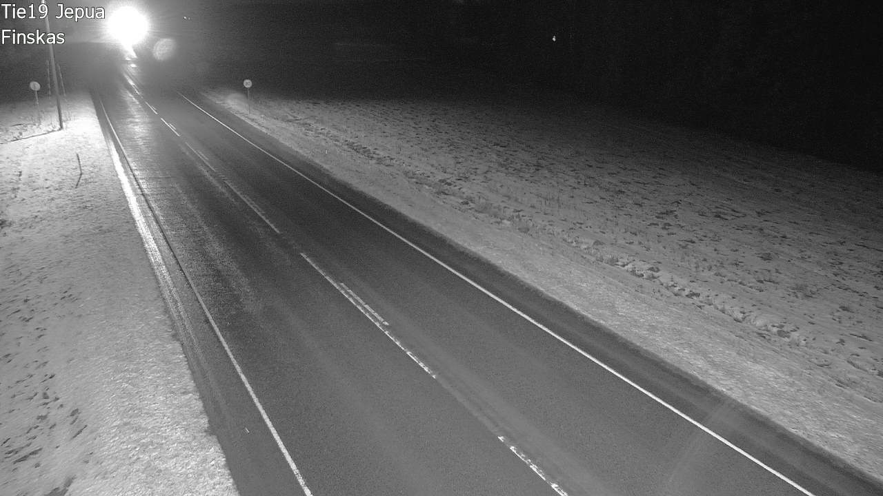Weather Camera Image Väg 19 Jeppo, Uusikaarlepyy, Pohjanmaa