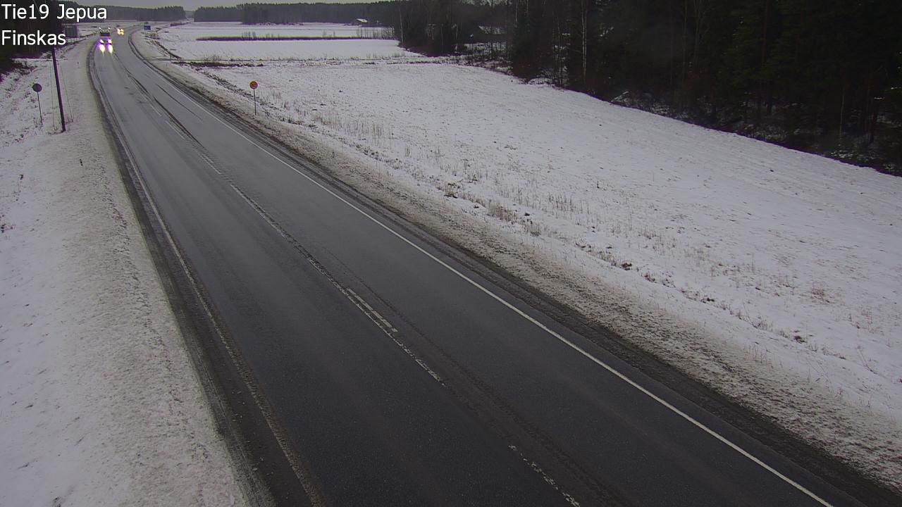Weather Camera Image Väg 19 Jeppo, Uusikaarlepyy, Pohjanmaa