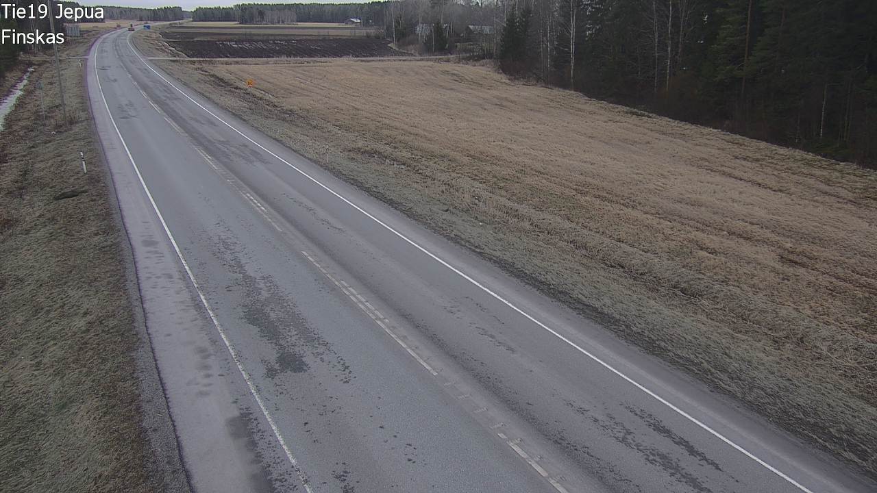 Weather Camera Image Road 19 Jepua, Uusikaarlepyy, Pohjanmaa