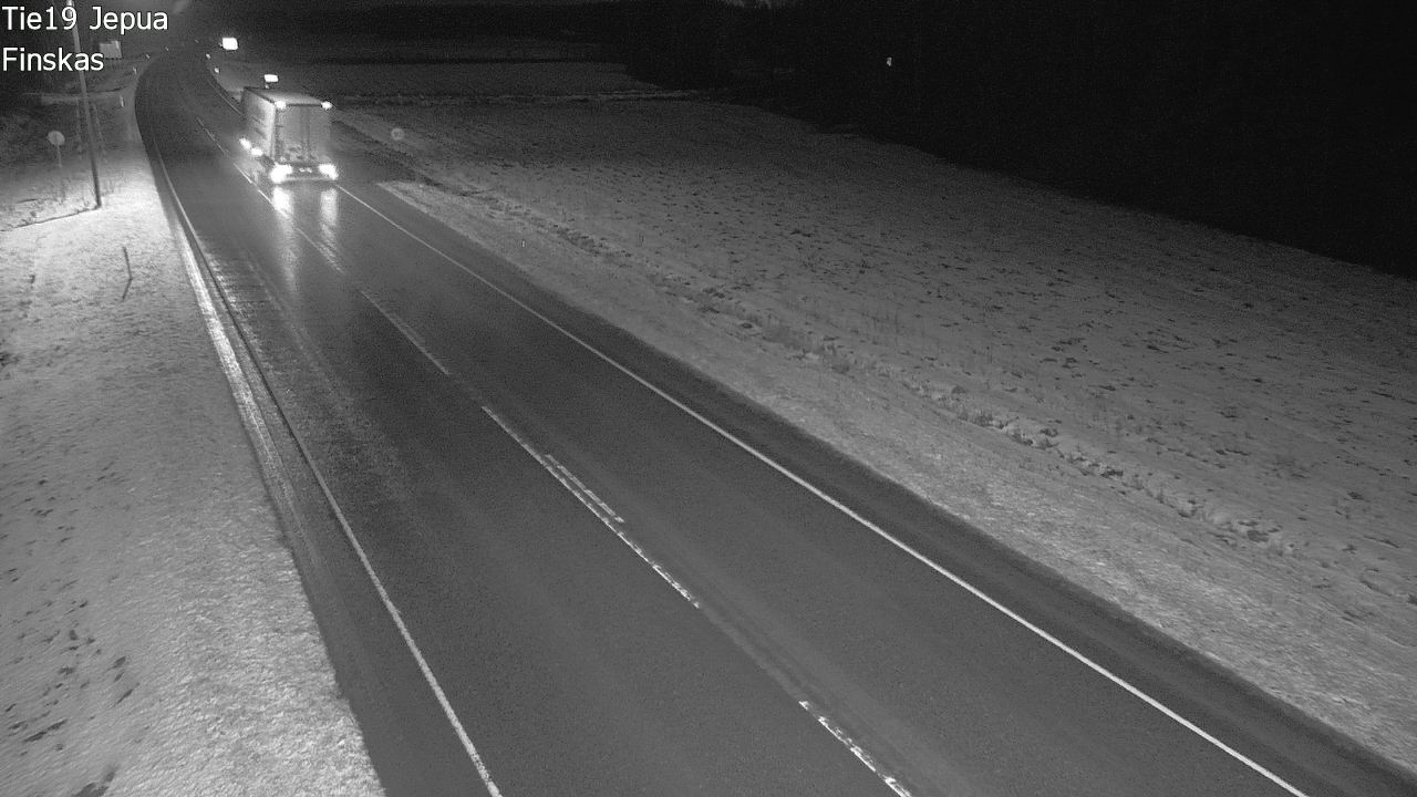 Weather Camera Image Väg 19 Jeppo, Uusikaarlepyy, Pohjanmaa