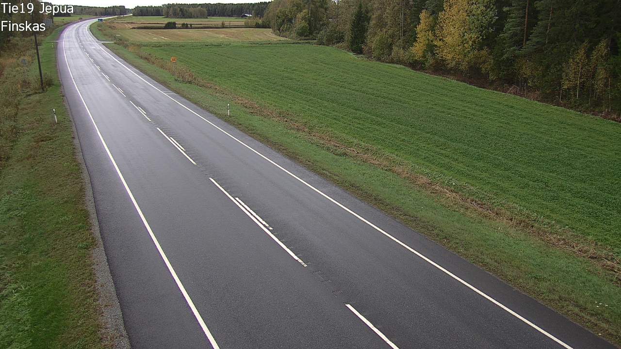 Weather Camera Image Road 19 Jepua, Uusikaarlepyy, Pohjanmaa