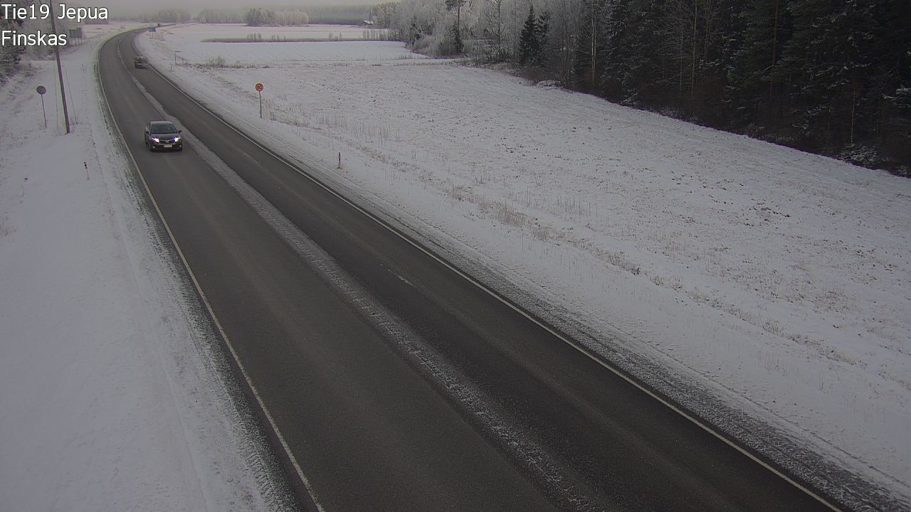 Weather Camera Image Väg 19 Jeppo, Uusikaarlepyy, Pohjanmaa