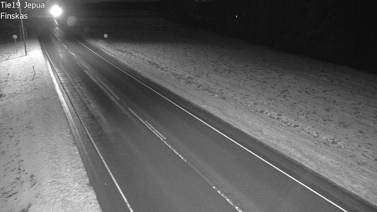 Weather Camera Image Väg 19 Jeppo, Uusikaarlepyy, Pohjanmaa