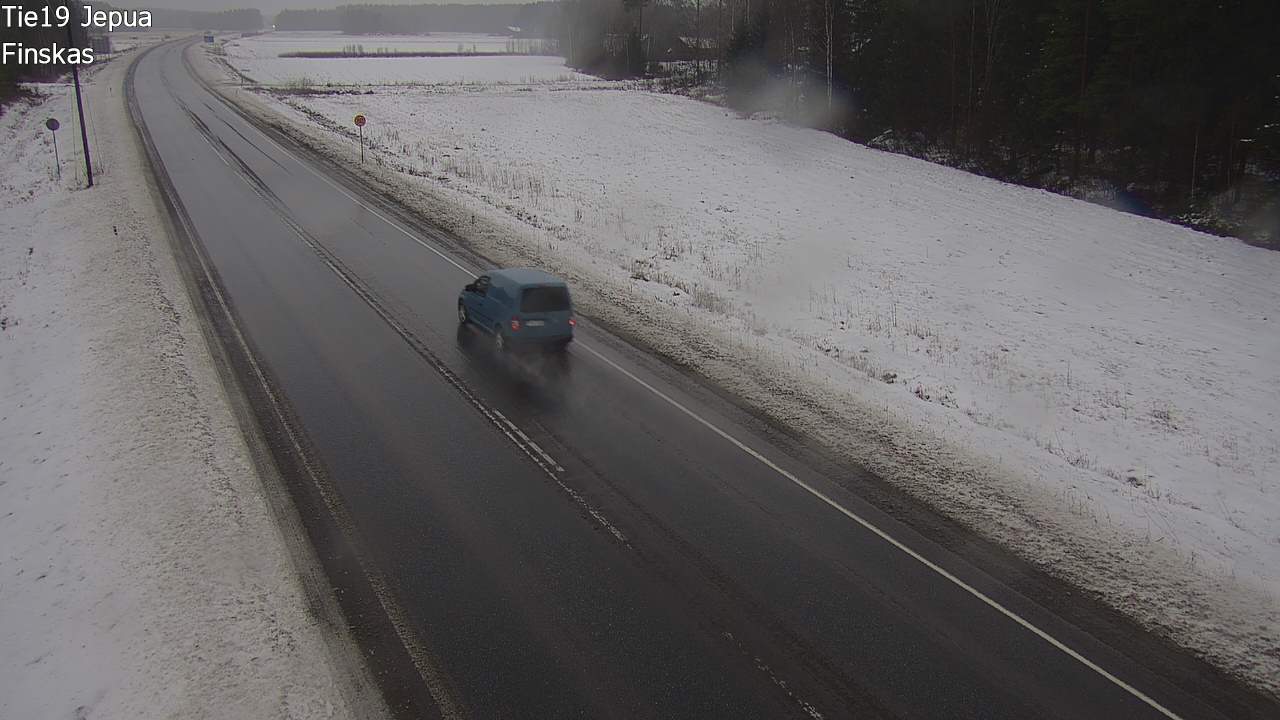Weather Camera Image Väg 19 Jeppo, Uusikaarlepyy, Pohjanmaa