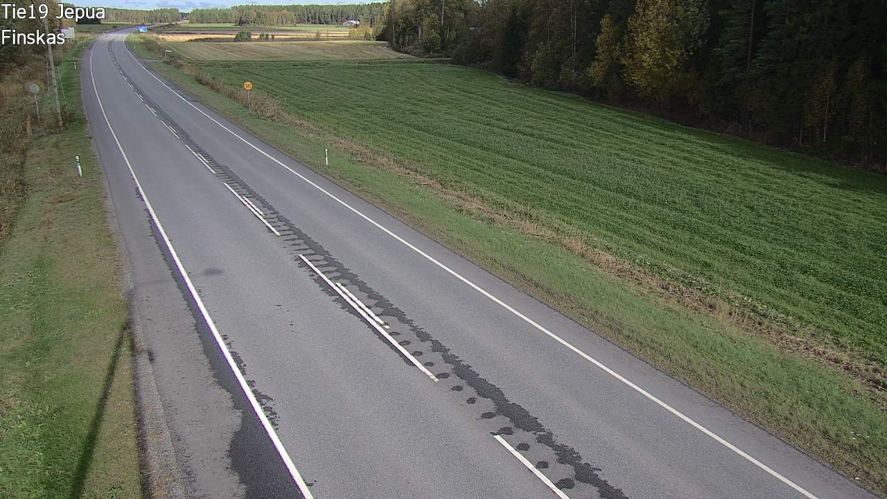 Weather Camera Image Road 19 Jepua, Uusikaarlepyy, Pohjanmaa