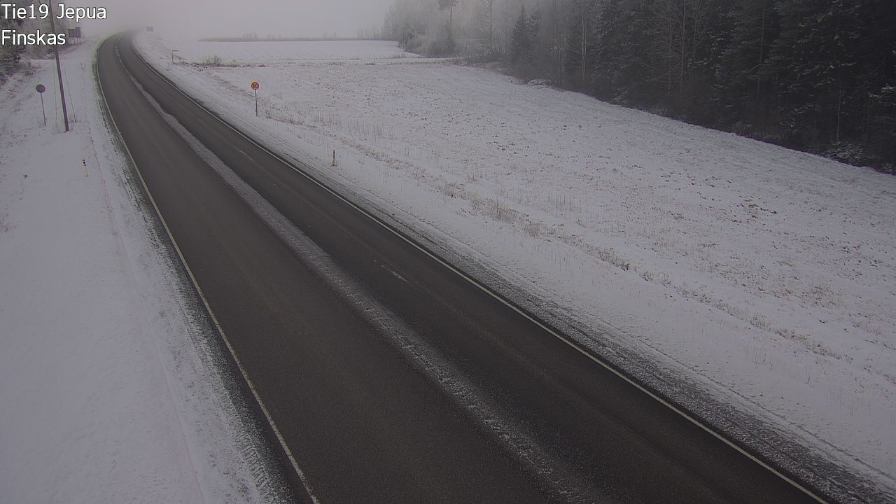 Weather Camera Image Väg 19 Jeppo, Uusikaarlepyy, Pohjanmaa