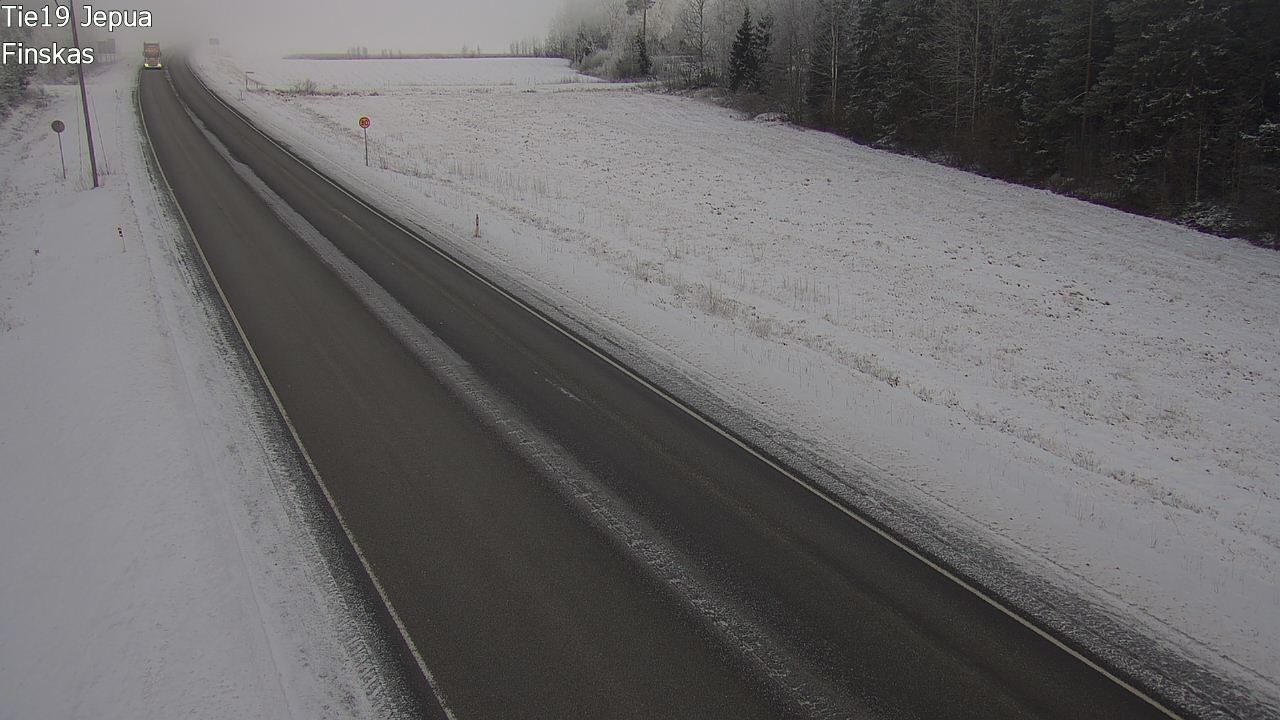 Weather Camera Image Väg 19 Jeppo, Uusikaarlepyy, Pohjanmaa