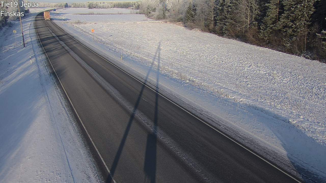 Weather Camera Image Väg 19 Jeppo, Uusikaarlepyy, Pohjanmaa
