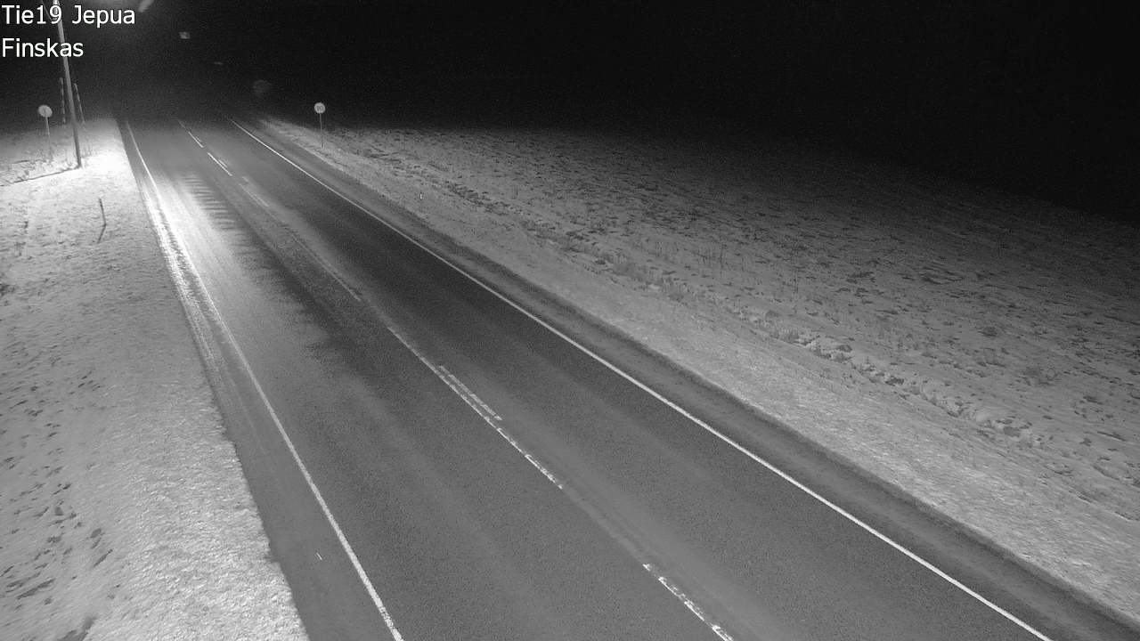Weather Camera Image Väg 19 Jeppo, Uusikaarlepyy, Pohjanmaa
