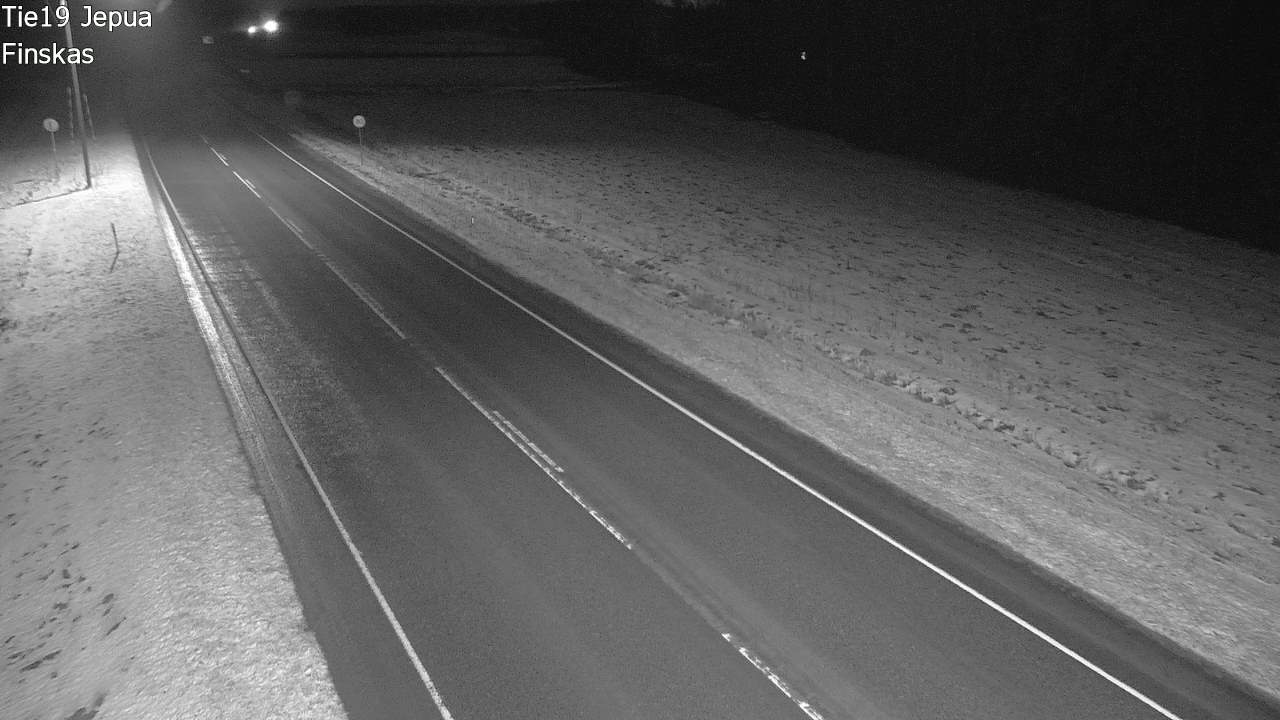Weather Camera Image Väg 19 Jeppo, Uusikaarlepyy, Pohjanmaa