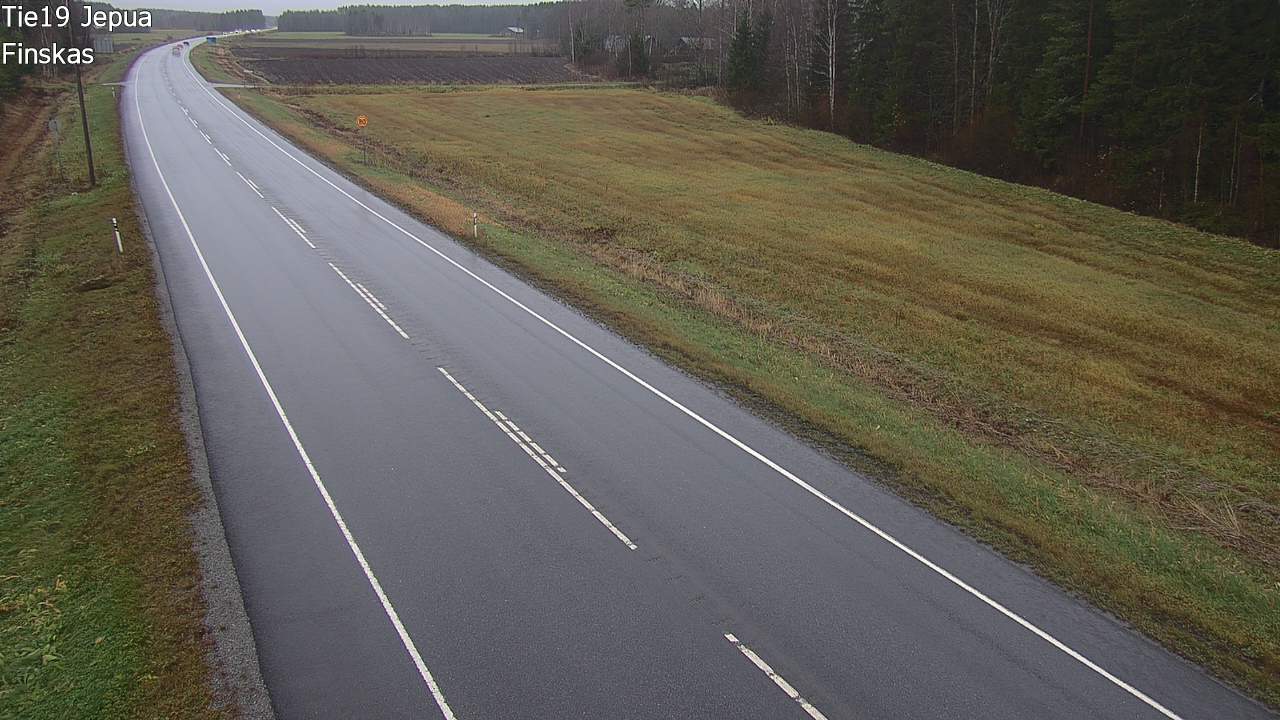 Weather Camera Image Road 19 Jepua, Uusikaarlepyy, Pohjanmaa