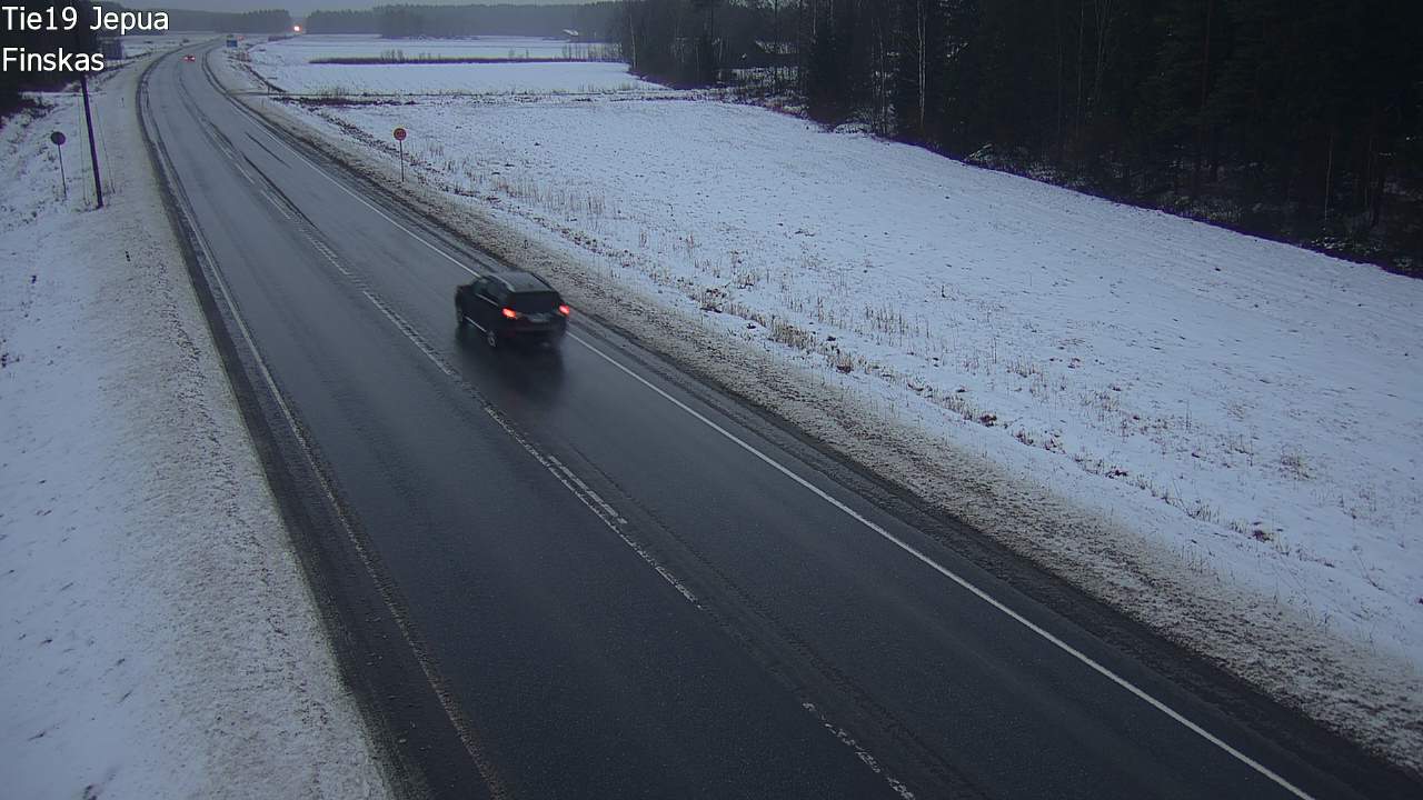Weather Camera Image Väg 19 Jeppo, Uusikaarlepyy, Pohjanmaa