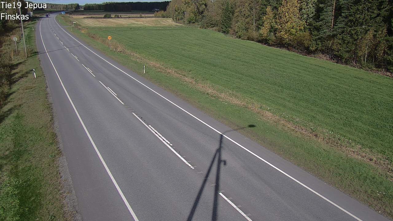 Weather Camera Image Road 19 Jepua, Uusikaarlepyy, Pohjanmaa