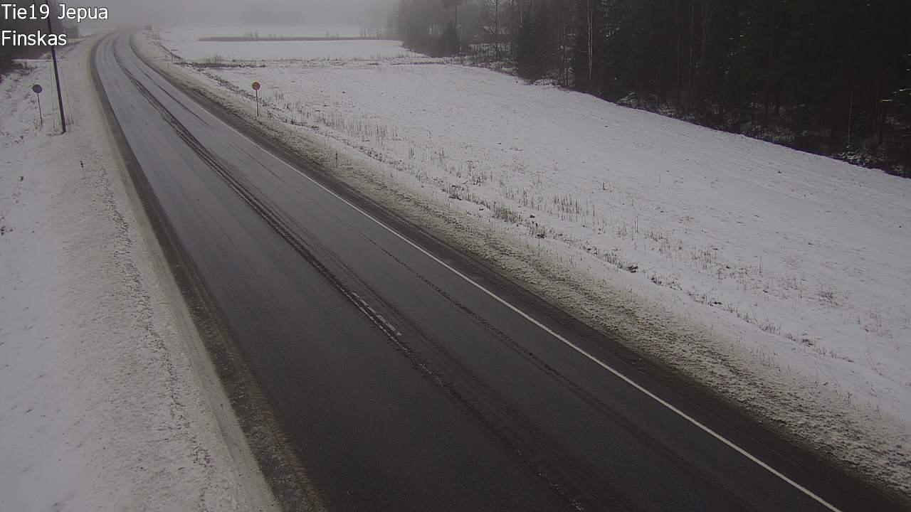 Weather Camera Image Väg 19 Jeppo, Uusikaarlepyy, Pohjanmaa