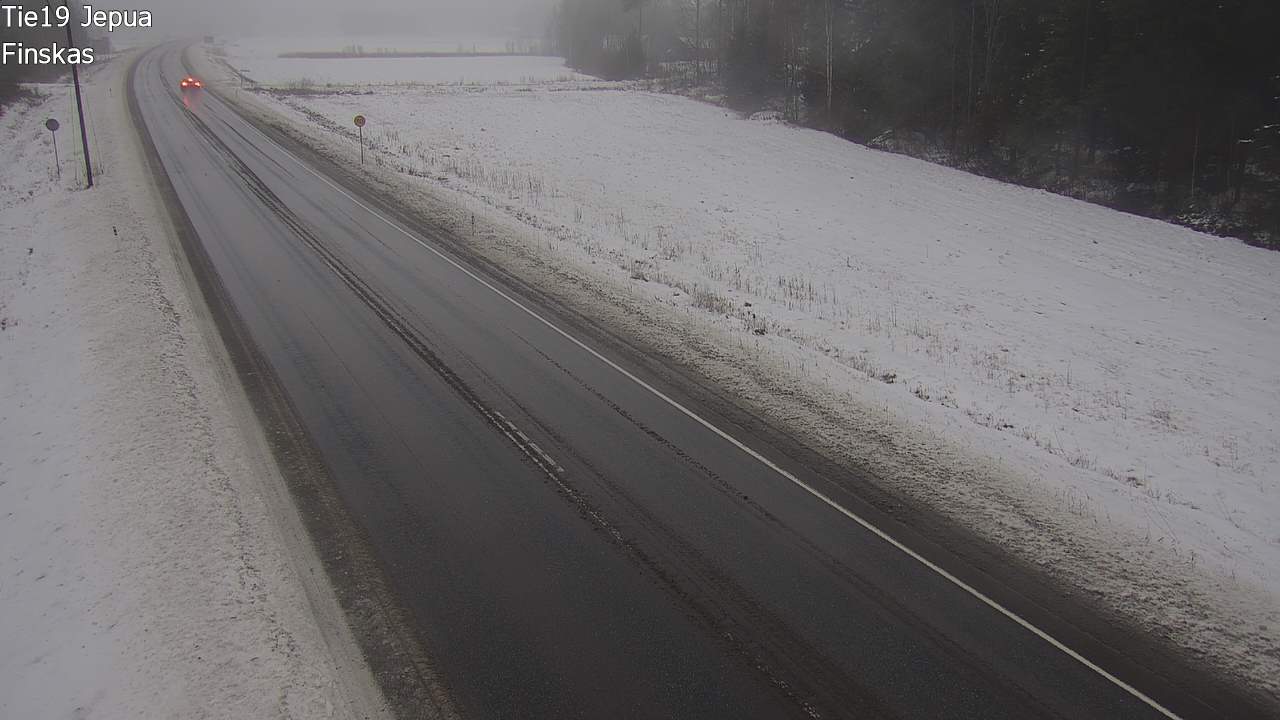 Weather Camera Image Väg 19 Jeppo, Uusikaarlepyy, Pohjanmaa