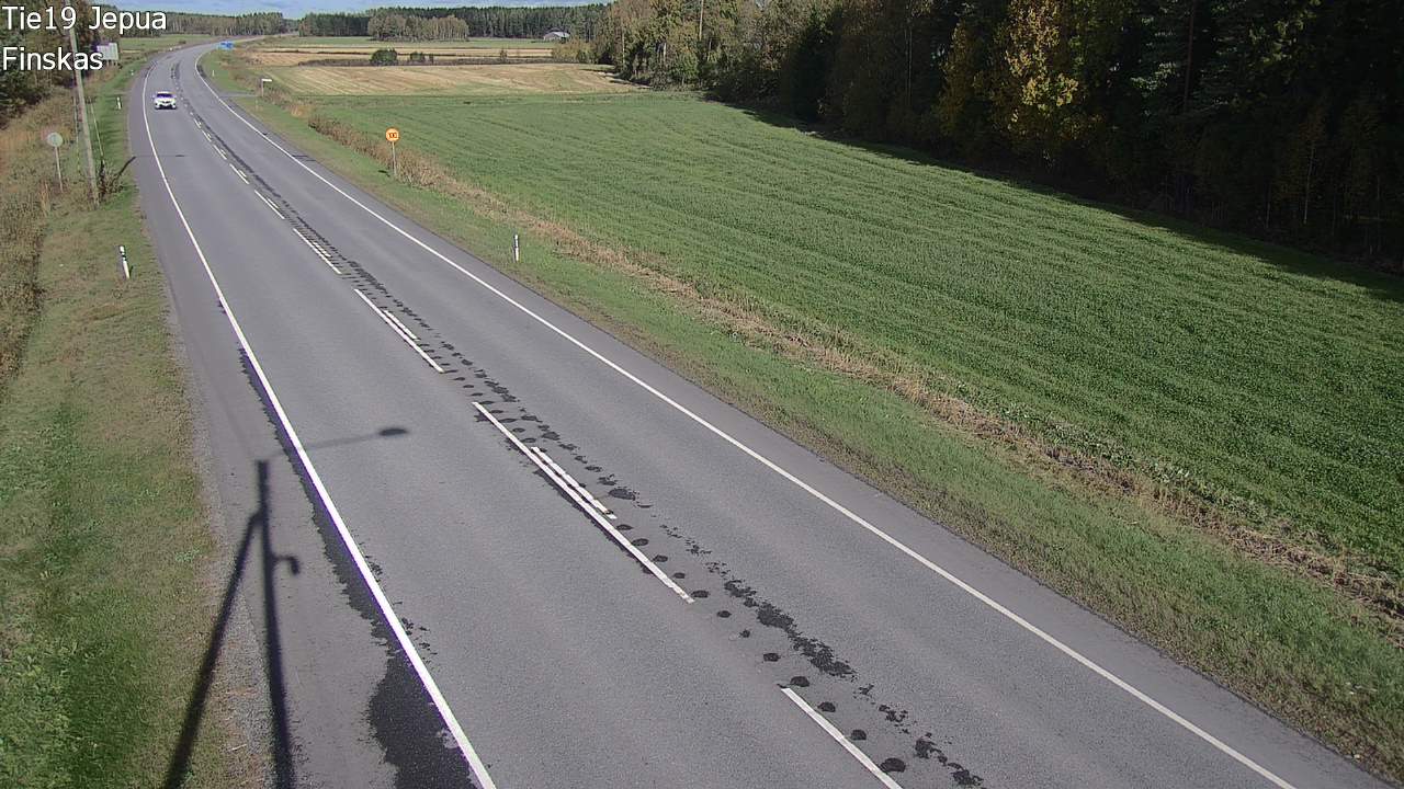 Weather Camera Image Road 19 Jepua, Uusikaarlepyy, Pohjanmaa