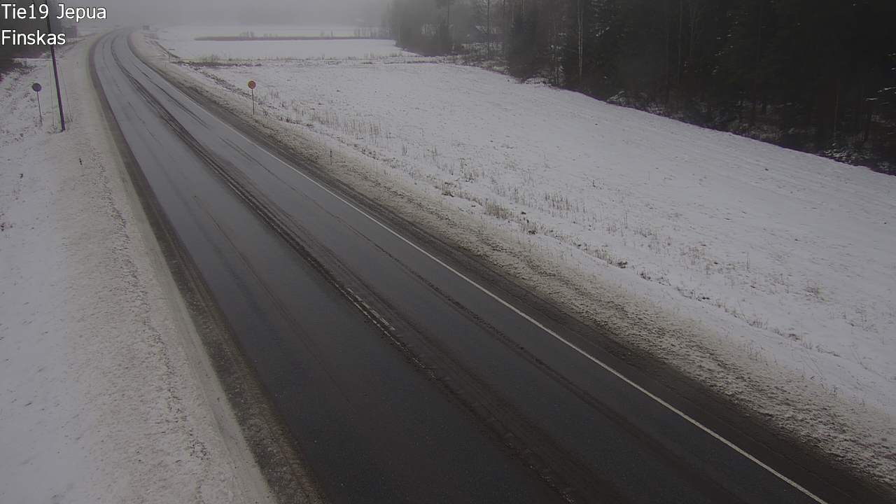Weather Camera Image Väg 19 Jeppo, Uusikaarlepyy, Pohjanmaa