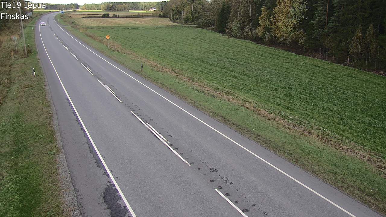 Weather Camera Image Road 19 Jepua, Uusikaarlepyy, Pohjanmaa