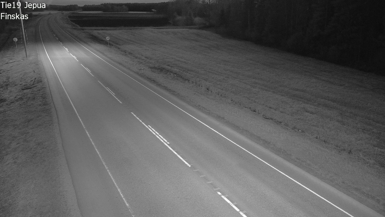 Weather Camera Image Road 19 Jepua, Uusikaarlepyy, Pohjanmaa