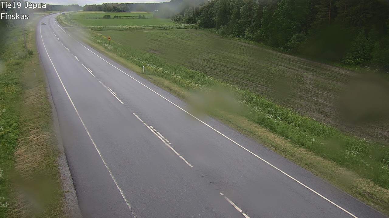 Weather Camera Image Road 19 Jepua, Uusikaarlepyy, Pohjanmaa