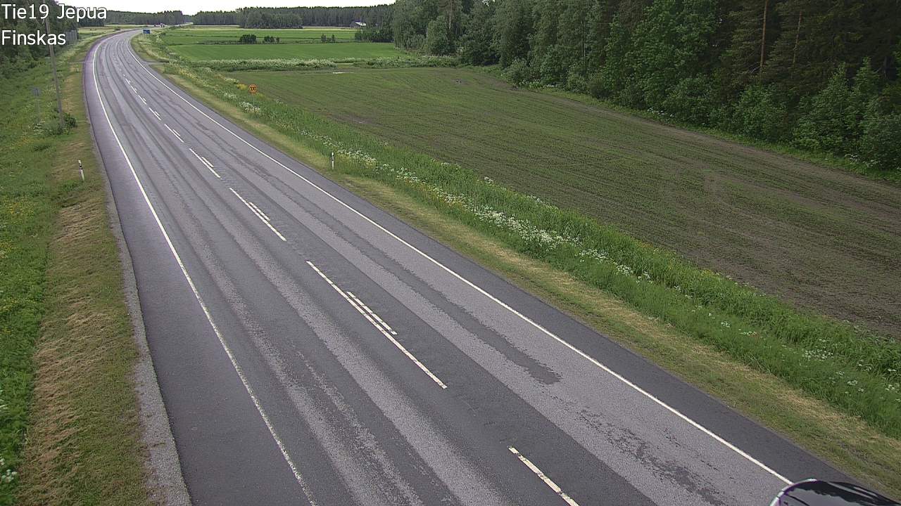Weather Camera Image Väg 19 Jeppo, Uusikaarlepyy, Pohjanmaa