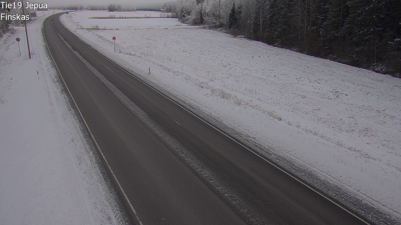 Weather Camera Image Väg 19 Jeppo, Uusikaarlepyy, Pohjanmaa