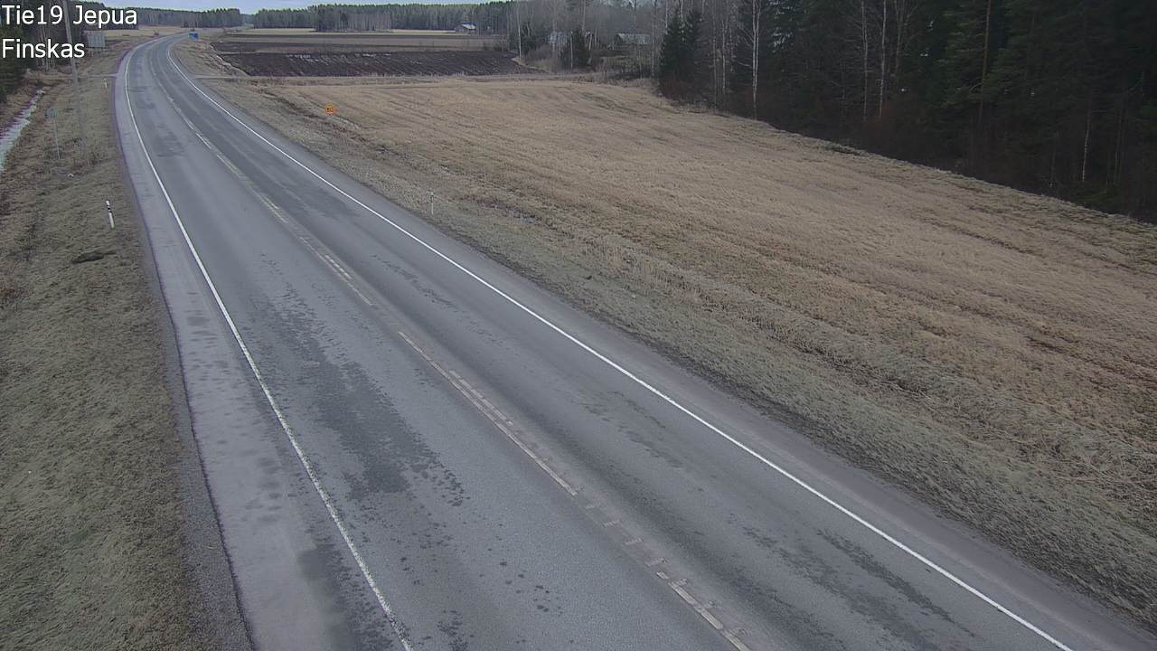 Weather Camera Image Road 19 Jepua, Uusikaarlepyy, Pohjanmaa