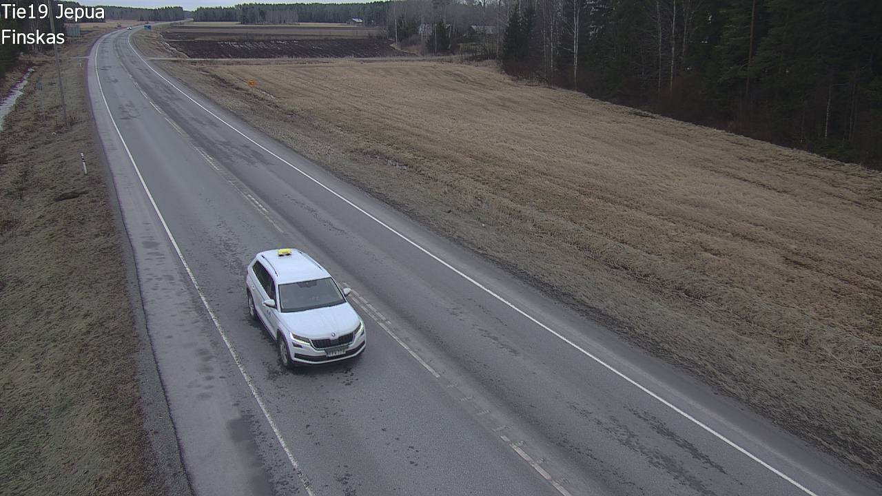 Weather Camera Image Road 19 Jepua, Uusikaarlepyy, Pohjanmaa