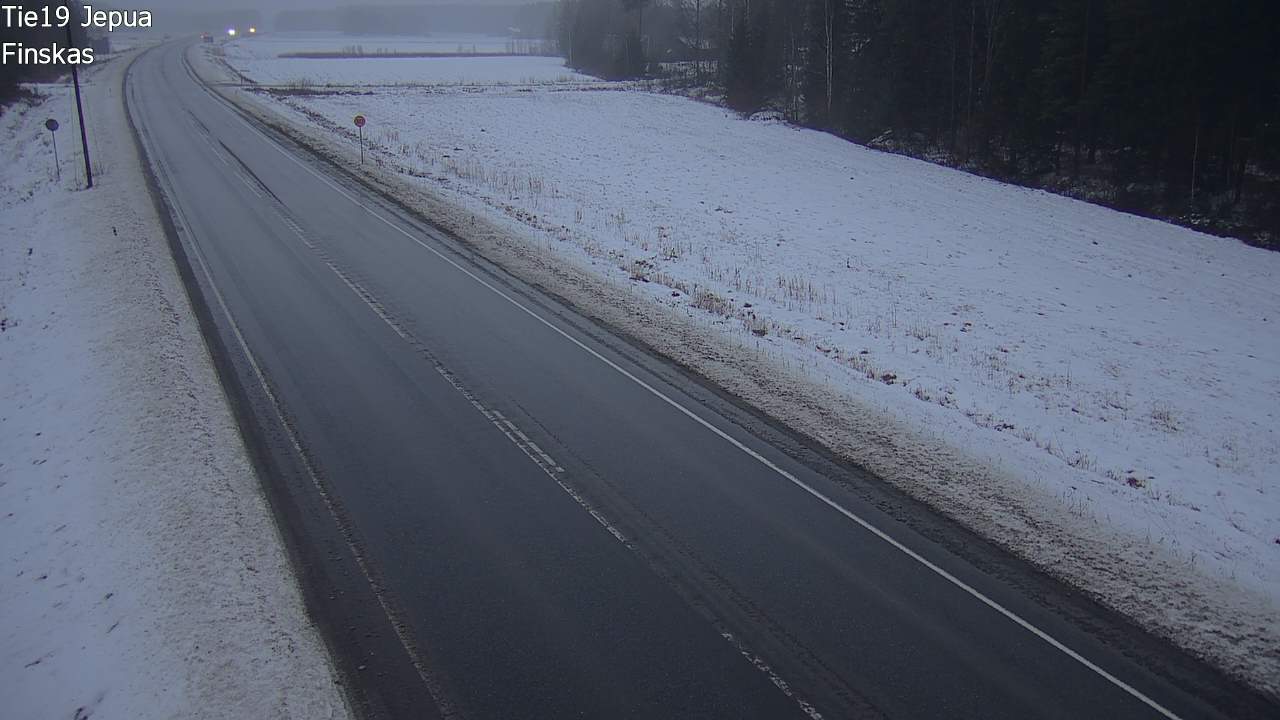 Weather Camera Image Väg 19 Jeppo, Uusikaarlepyy, Pohjanmaa