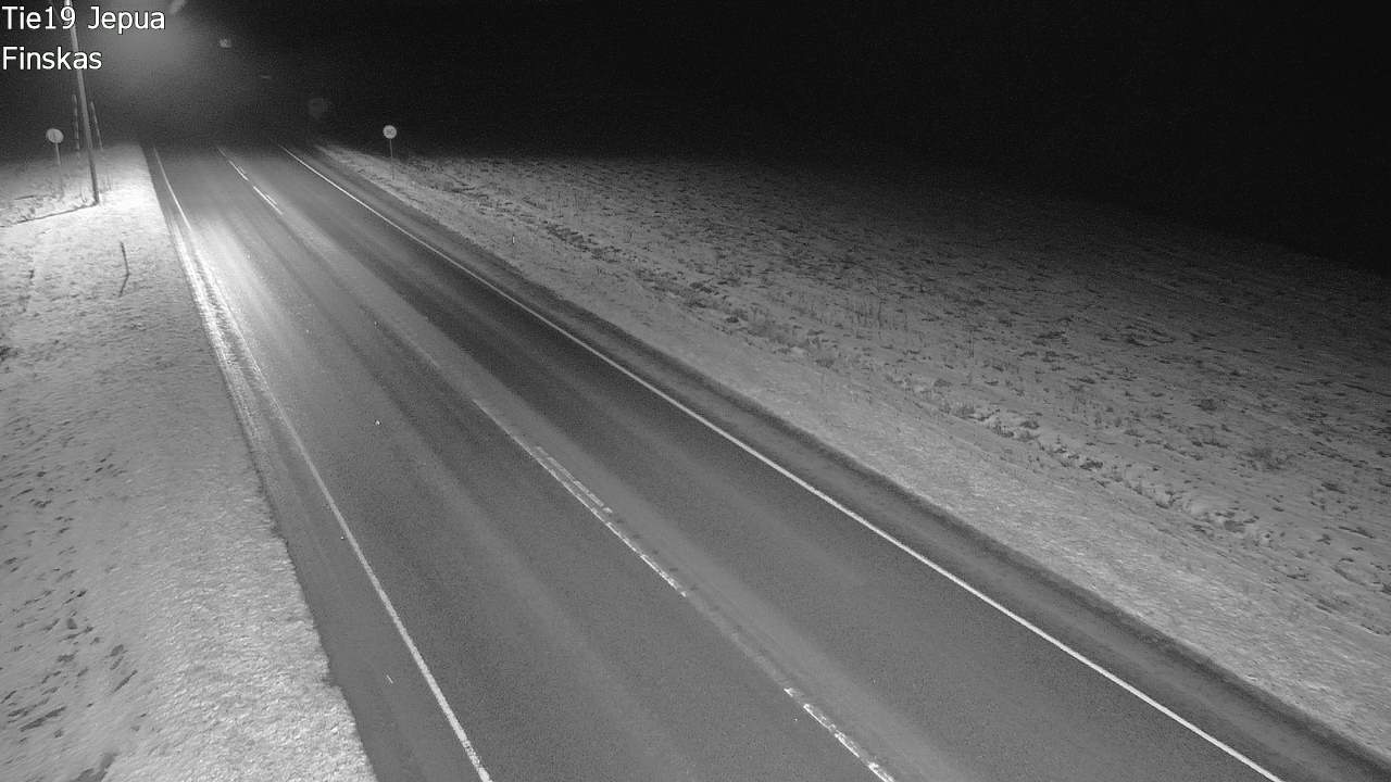 Weather Camera Image Väg 19 Jeppo, Uusikaarlepyy, Pohjanmaa