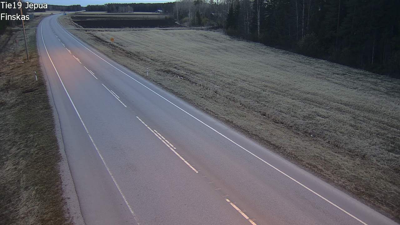 Weather Camera Image Road 19 Jepua, Uusikaarlepyy, Pohjanmaa