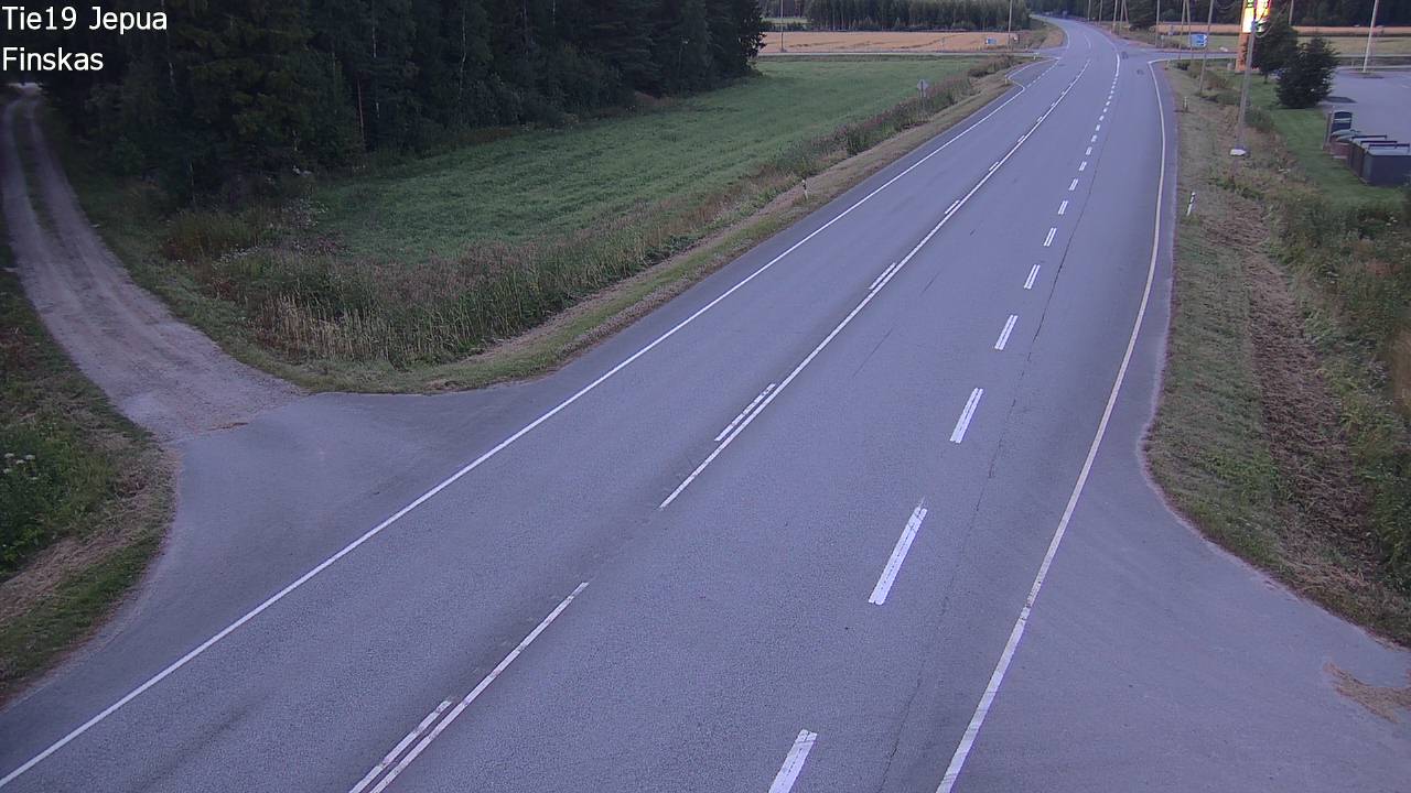 Weather Camera Image Road 19 Jepua, Uusikaarlepyy, Pohjanmaa