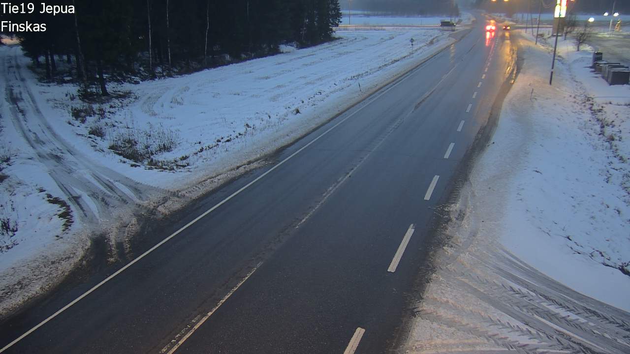 Weather Camera Image Väg 19 Jeppo, Uusikaarlepyy, Pohjanmaa