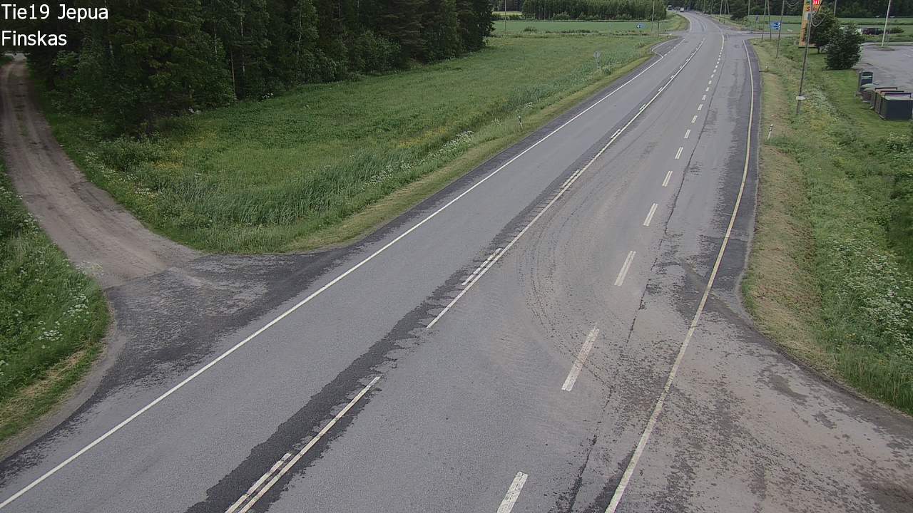 Weather Camera Image Väg 19 Jeppo, Uusikaarlepyy, Pohjanmaa
