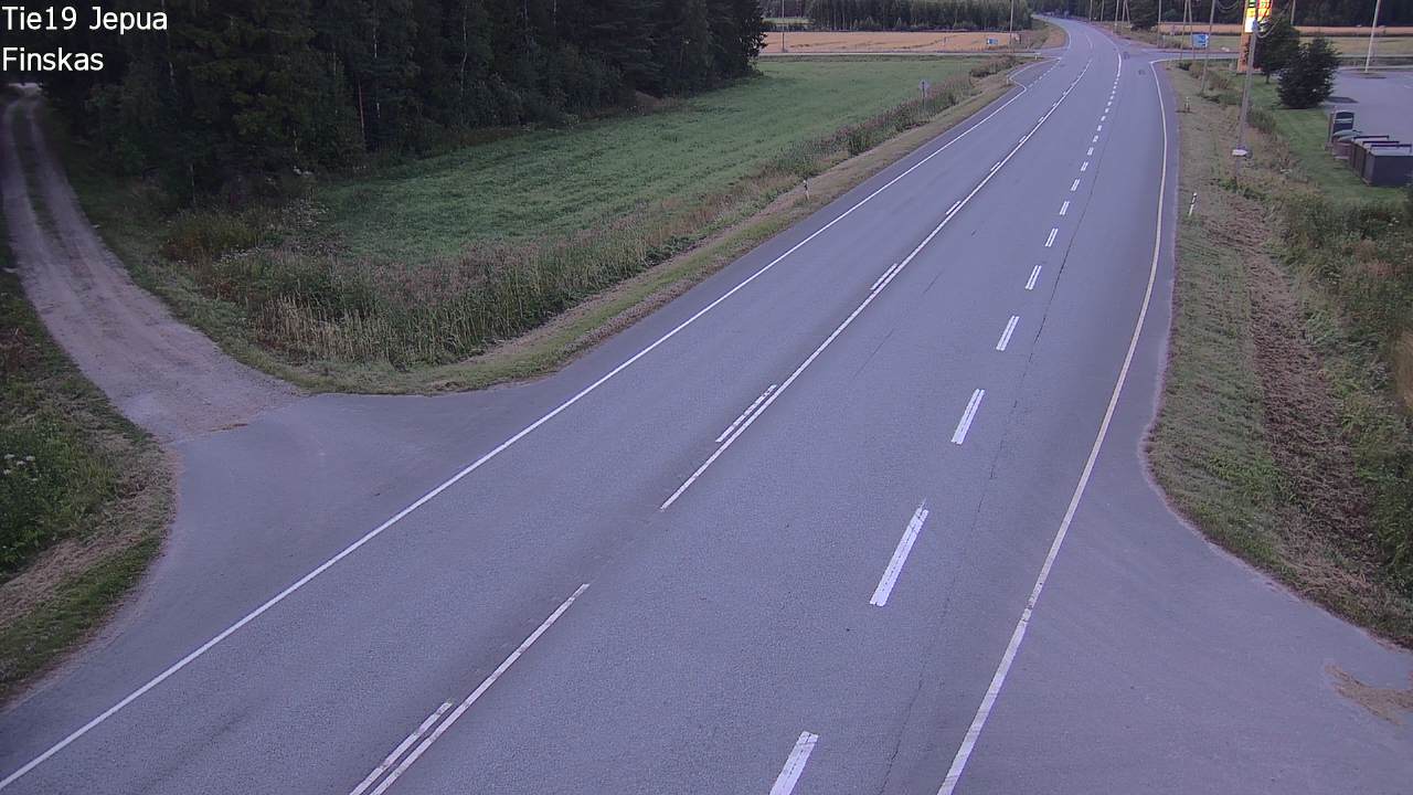 Weather Camera Image Road 19 Jepua, Uusikaarlepyy, Pohjanmaa