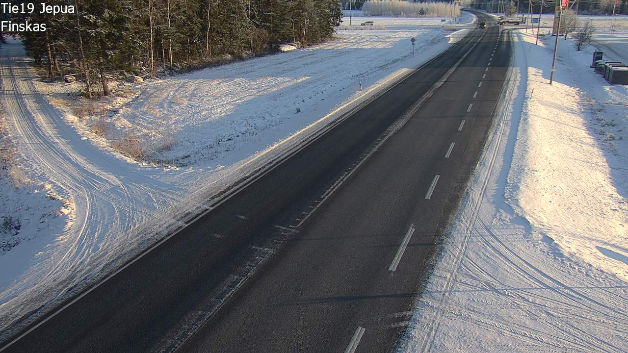 Weather Camera Image Road 19 Jepua, Uusikaarlepyy, Pohjanmaa