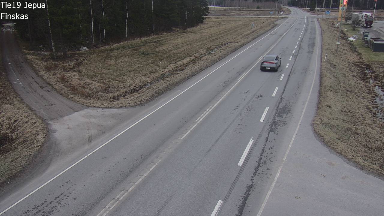Weather Camera Image Väg 19 Jeppo, Uusikaarlepyy, Pohjanmaa