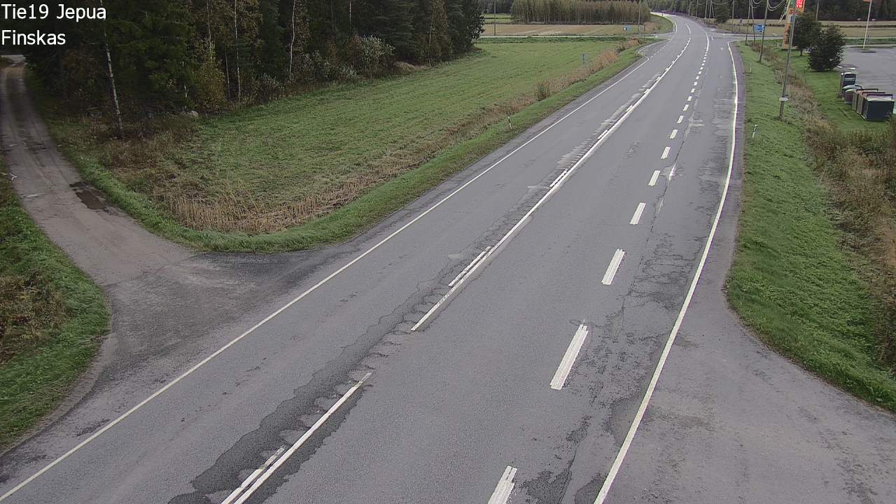Weather Camera Image Road 19 Jepua, Uusikaarlepyy, Pohjanmaa