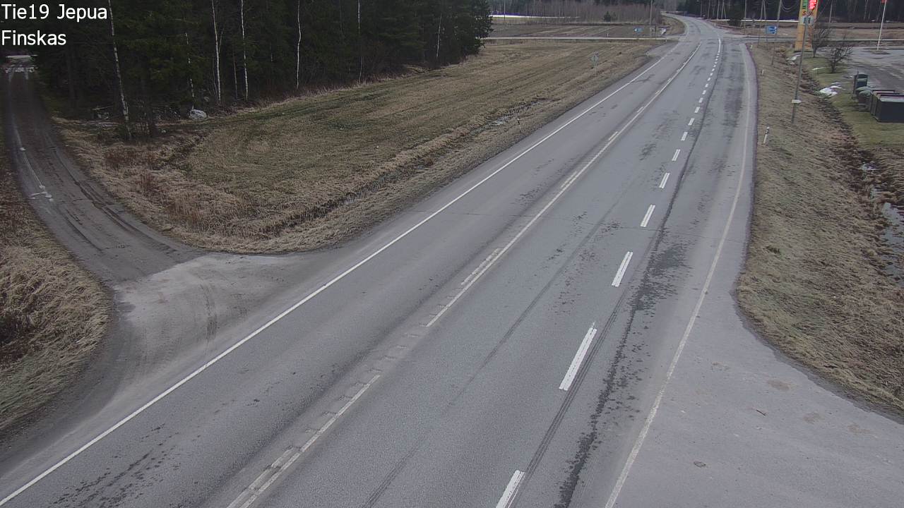 Weather Camera Image Road 19 Jepua, Uusikaarlepyy, Pohjanmaa