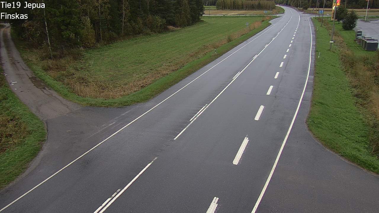Weather Camera Image Road 19 Jepua, Uusikaarlepyy, Pohjanmaa