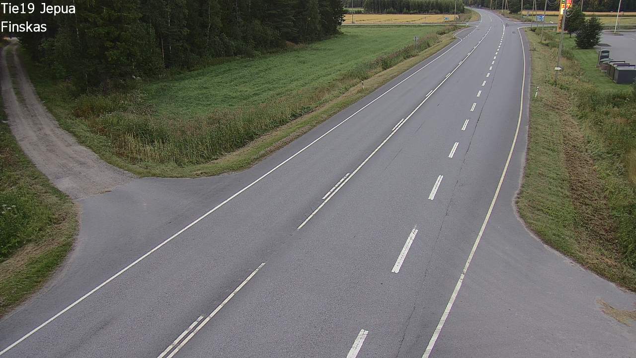 Weather Camera Image Road 19 Jepua, Uusikaarlepyy, Pohjanmaa