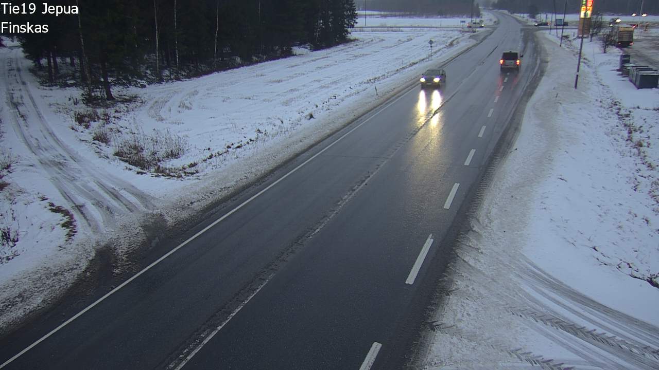 Weather Camera Image Väg 19 Jeppo, Uusikaarlepyy, Pohjanmaa
