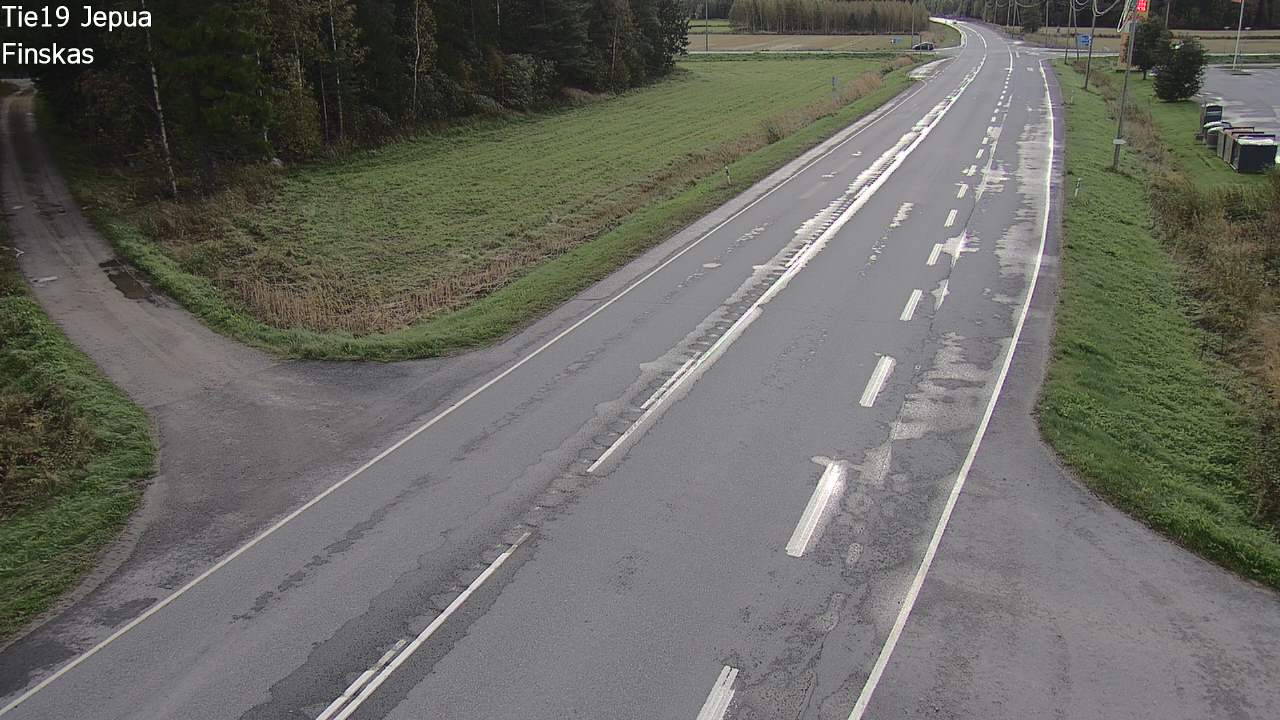 Weather Camera Image Road 19 Jepua, Uusikaarlepyy, Pohjanmaa