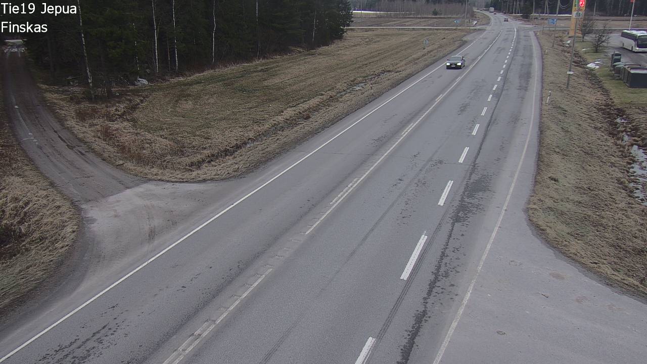 Weather Camera Image Road 19 Jepua, Uusikaarlepyy, Pohjanmaa