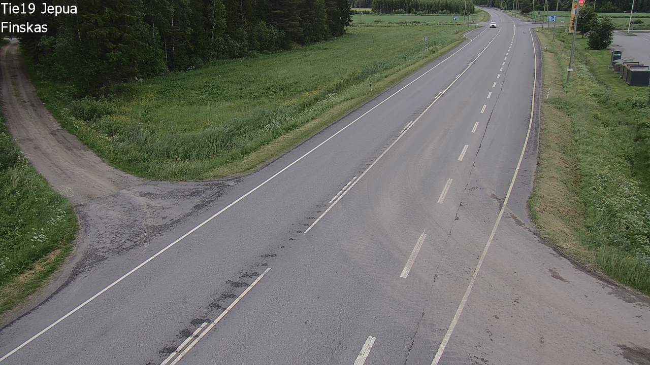 Weather Camera Image Väg 19 Jeppo, Uusikaarlepyy, Pohjanmaa