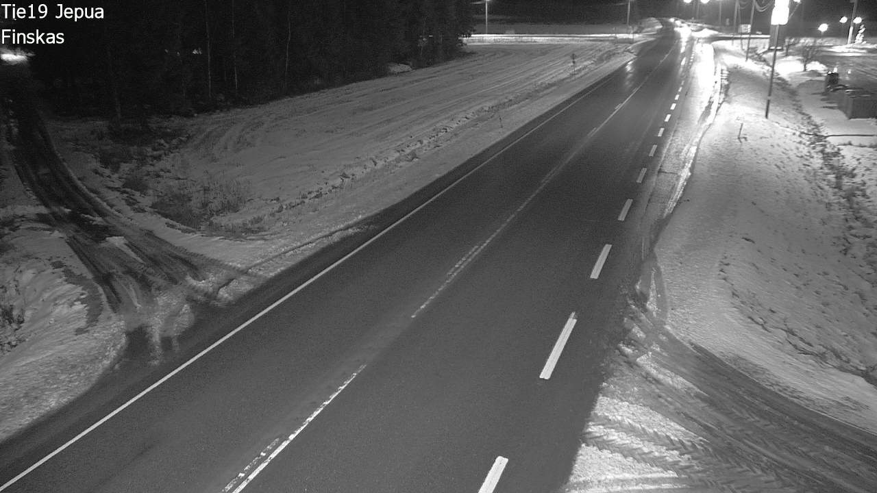 Weather Camera Image Väg 19 Jeppo, Uusikaarlepyy, Pohjanmaa